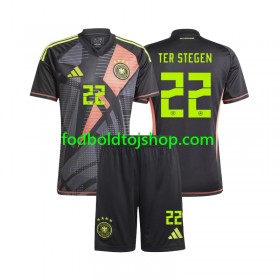 Tyskland Ter Stegen 22 Målmand Børn Hjemme trøje EURO 2024 S/S